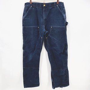 Men's Carhartt Double Front Work Loose Fit Pants Sz 38x32